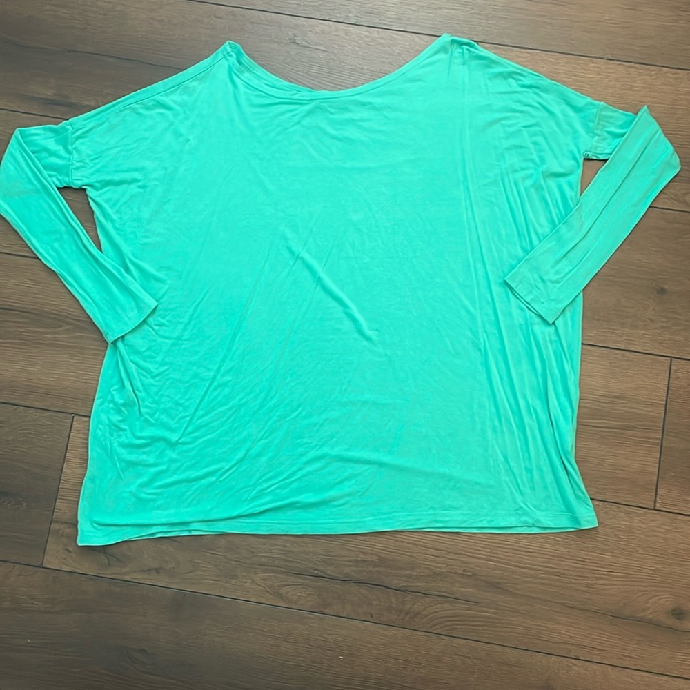 🤍🤍TEAL PIKO 1988 LONG SLEEVE TUNIC